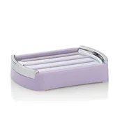 Kela Posodica za milo KL-24544 Marta plastic, purple 12.5x9x2.5 cm