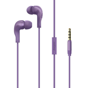 Wired headphones 3,5 mm jack purple