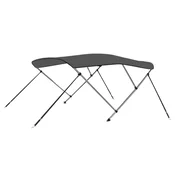 Vidaxl Bimini tenda s 3 loki antracitna 183x196x137 cm