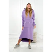 Insulated dress with hood purple