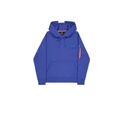 ALPHA INDUSTRIES Majica Red Stripe modra/bela