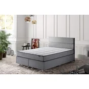 Hanah Home Dušek 200x21x200cm Belo-Sivi