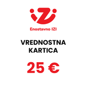 IZI Mobil vrednostna kartica 25 EUR