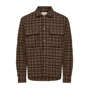 Only & Sons Srajca ONSLUIGI rjava/čokolada