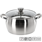 CHOMIK Nerjavni lonec s pokrovom 5 L 24 cm BELLY *3394