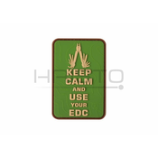 JTG Keep Calm EDC Rubber Patch Multicam –  – ROK SLANJA 7 DANA –