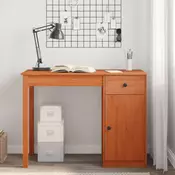 Stol s ladicama Vosak Smeda 100 x 50 x 74 cm Masivna borovina