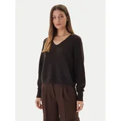 Vero Moda Pulover Aquarius 10331898 Rjava Regular Fit