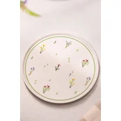 Hermia Set servisnih tanjira, 4 komada, Beli