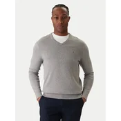 Tommy Hilfiger Pulover Essential MW0MW14745 Siva Regular Fit