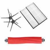 Mega-pack s crnim bočnim četkicama za Roborock S7