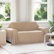 Vidaxl Odeja Kamel 280 x 210 cm Flis