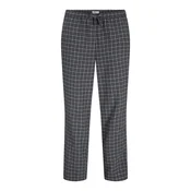 JACK & JONES Spodnji del pižame JACRIMON antracit/bela