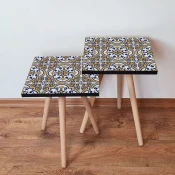 Hanah Home Set klub stocica 2Shp24, 2 komada, Šareni