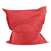 Beliani Sedežna vreča XL 140x180 cm rdeča FUZZY