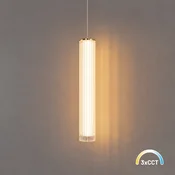 Milagro Milagro Trivia Gold – viseča svetilka z 10 W LED CCT in IP44