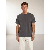 ARMIE Majica The Alex Logo T-shirt - Dark Grey temno siva