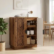 vidaXL Strani šal VENRAY Star les 66 x 33 x 77,5 cm Inženirski les