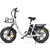 Samebike SAMEBIKE C05 Pro Step-through zložljivo e-kolo, 500 W 36 V 13 Ah, debela pnevmatika, bela, (21960295)