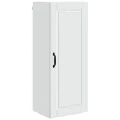 Vidaxl Omarica na steni PORTO Bela 40 x 31 x 100 cm Konstruiran les