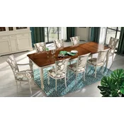Casa Padrino luxury baroque extendable dining table & 8 chairs - Made in Italy