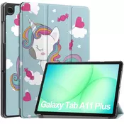Etui Techsuit FoldPro za Samsung Galaxy Tab A9 Plus/Tab A11 Plus - unicorn