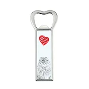 Artdog American twist - odpirač za steklenice z mačko, personaliziran odpirač za hladilnik, unikatno darilo za moškega by Art-Dog