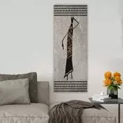 Wallity Dekorativna slika na platnu, 30x80cm, Šarena