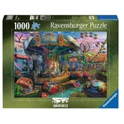 Puzzle 1000 kosov - Zapuščeni zabaviščni park