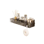 INF Stenski organizator za umivalnik, snemljiv razdelilnik, PET+ABS Black+Sliver, (5000296421)