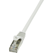 LogiLink RJ45 omrežni kabel CAT 6 F/UTP [1x RJ45 konektor - 1x RJ45 konektor] 0,25 m siva LogiLink