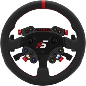 shumee Volan SIMAGIC GT1 z obvolanskima ročicama za prestavljanje GT Pro Hub(K) in sklopko, usnjen, vključen QR70