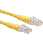 ROLINE Roline 21.15.0825 RJ45 omrežni kabel\, Patch kabel CAT 6 S/FTP 1.50 m rumena 1 kos, (20420459)