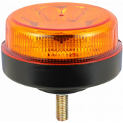 KAMAR LED opozorilna svetilka 16W, 12xLED, R65, R10, vijačna pritrditev, 12/24V, 4 načini, oranžna, IP67 [ALR0003-4]