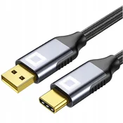 CO2 CO2 USB-C KABEL ZA HITRO POLNJENJE ZA SAMSUNG XIAOMI USB TIPA C PD 6A 120W 2M