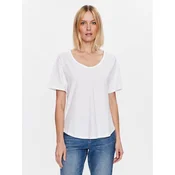 United Colors Of Benetton Majica 3BVXD1033 Bela Relaxed Fit