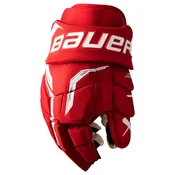Hokejske rokavice Bauer Supreme F50 PRO Red Intermediate 12”