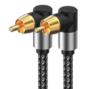 INF Digitalni Koaksialni Avdio Kabel s Pravim Kotom - TV, SPDIF 5.1 Kanal RCA 3 m, (5000090846)