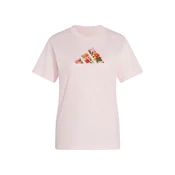 ADIDAS SPORTSWEAR Funkcionalna majica Floral temno rumena / oliva / roza / rdeča