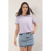 Trendyol Milla Ženska majica TWOSS19AD0085, Ljubicasta