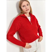 Bianco Lucci Pulover Pullover rdeča