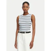 Tommy Hilfiger Majica Multistripe WW0WW50025 Modra Slim Fit