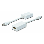 DisplayPort / HDMI Adapter [1x Muški konektor Mini DisplayPort - 1x Ženski konektor HDMI] Bijela Digitus