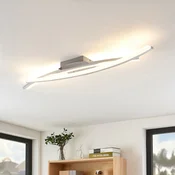 Lindby Elarit LED stropna svetilka, kromirana - Dnevna soba/jedilnica - Sodobni - krom, bela - Kovina