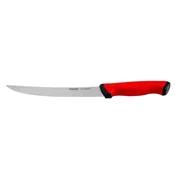 Butchers knife, curved blade, 26 cm, Duo, Red - Pirge