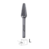 DEDRA-EXIM Stožčasta freza DEDRA 07F682 L12x28mm, 6mm gred
