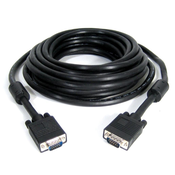 E-GREEN Kabl VGA D-sub M/M 15 m HQ feritno jezgro crni