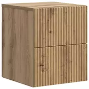 vidaXL Stenski nočni omarici Artisan hrast 33 x 34,5 x 40 cm