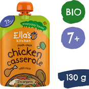 Ellas Kitchen BIO Piščančji narastek z rižem (130 g)