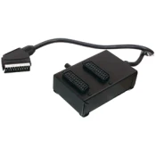 Kabel Razdjelnik Scart m - Box 2x Scart ž + Prekidac